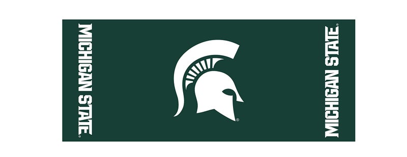 Kwik-Covers أغطية طاولات بلاستيكية مستطيلة كويك كوفر من كوليجيت - حزمة من 2 (جامعة ولاية ميتشيغان 8') - Image 4