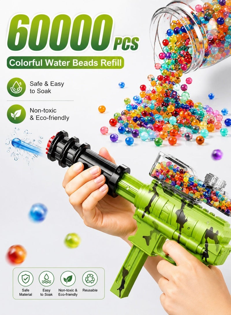 Sisily 60000-Piece, 7-8mm Non Toxic Environment Friendly Orbies Water Beads For Kids, Jelly Magic Cristal Decorate Water Beads Multicolour - Image 4