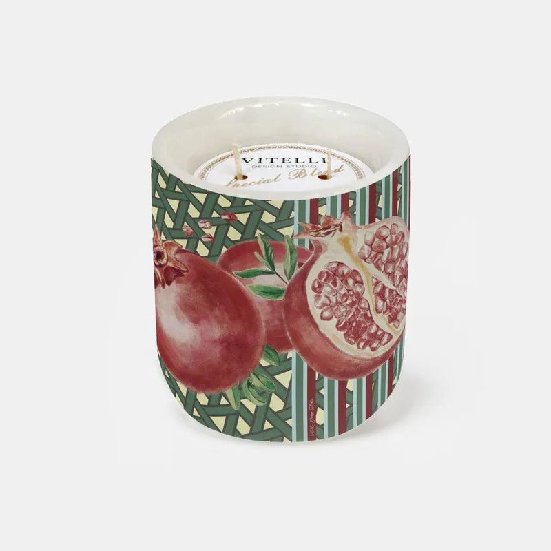 Hazeran Pomegranate Marble Candle