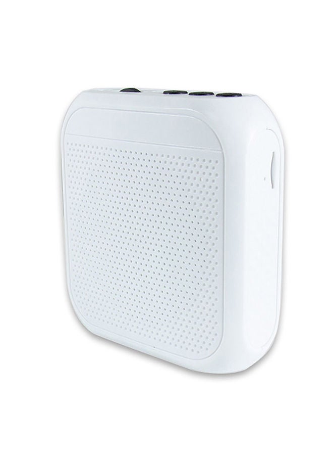 NIBEMINENT Portable Wired Loudspeaker Voice Amplifier White