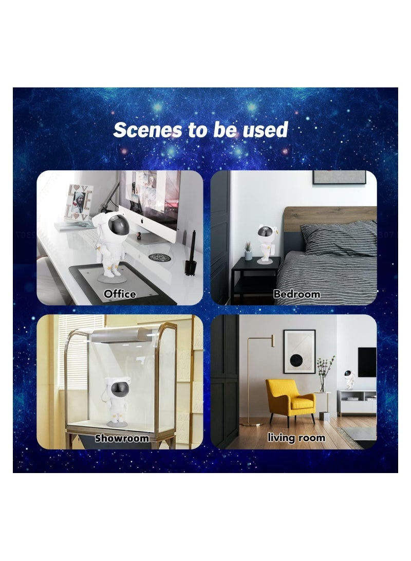 ELTERAZONE Star Projector Night Lights,Kids Room Decor Aesthetic,Tiktok Astronaut Nebula Galaxy Projector Night Light,Remote Control Timing and 360°Magnetic Head,Lights for Bedroom,Gaming Room Decor - Image 2