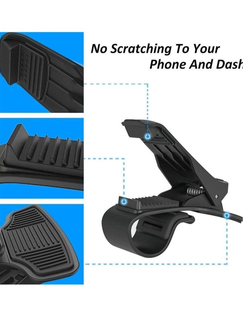 ELTRAZONE حامل هاتف السيارة على لوحة القيادة، مثبت هاتف محمول، حامل موبايل، تصميم غير قابل للانزلاق لهواتف الذكية - Image 5