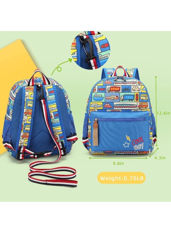 Willikiva Cartoon Bus 12 Kindergarten Backpack for Kids - Image 2