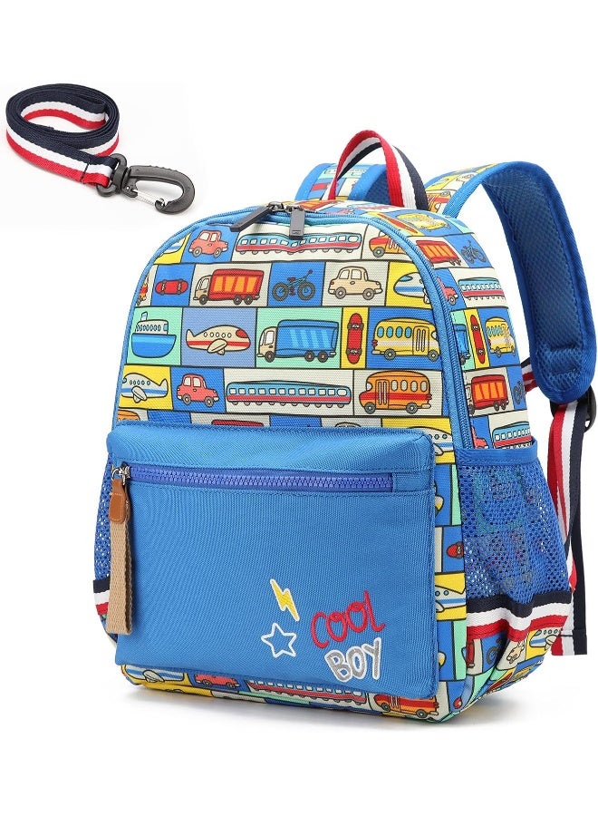 Willikiva Cartoon Bus 12 Kindergarten Backpack for Kids - Image 1