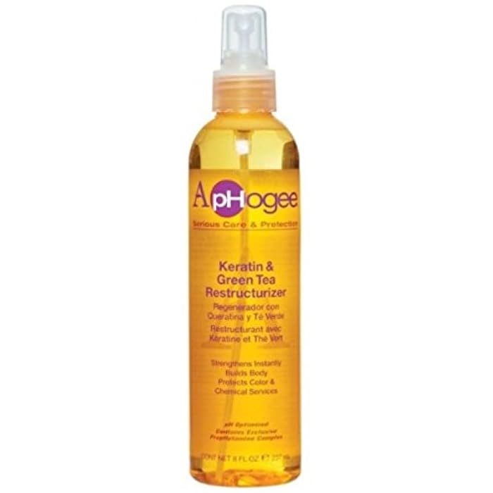 Aphogee Keratin & Green Tea Restructurizer, 8 oz (Pack of 4)