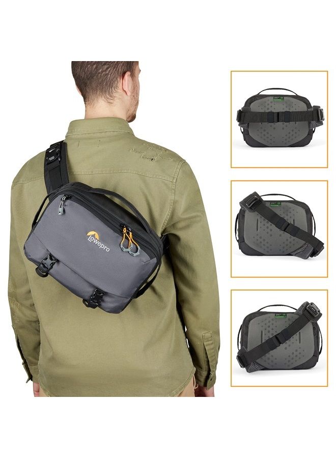 Lowepro Trekker Lite SLX 120, Compact Camera Backpack with Tablet Pocket, Camera Bag for Full Frame Mirrorless Cameras, Tripod Attachment, Water Bottle Holder, Grey - Image 5