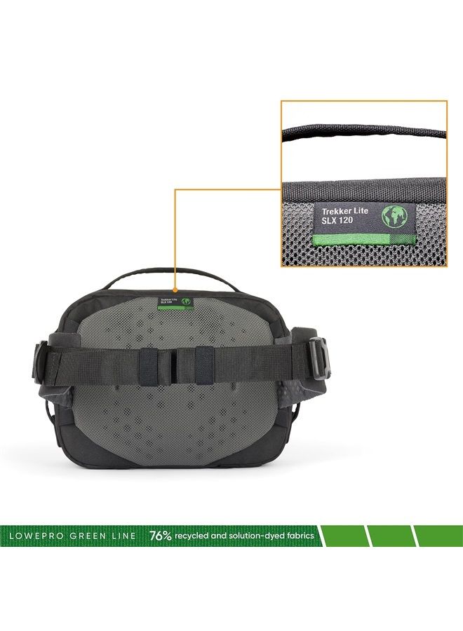 Lowepro Trekker Lite SLX 120, Compact Camera Backpack with Tablet Pocket, Camera Bag for Full Frame Mirrorless Cameras, Tripod Attachment, Water Bottle Holder, Grey - Image 2