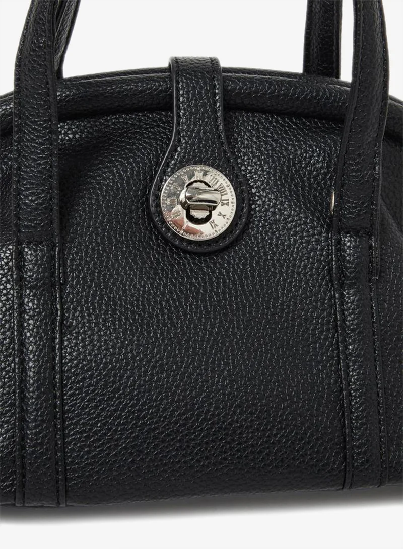 Styli  Black Dome Satchel Bag for Women for Women | Best Price UAE