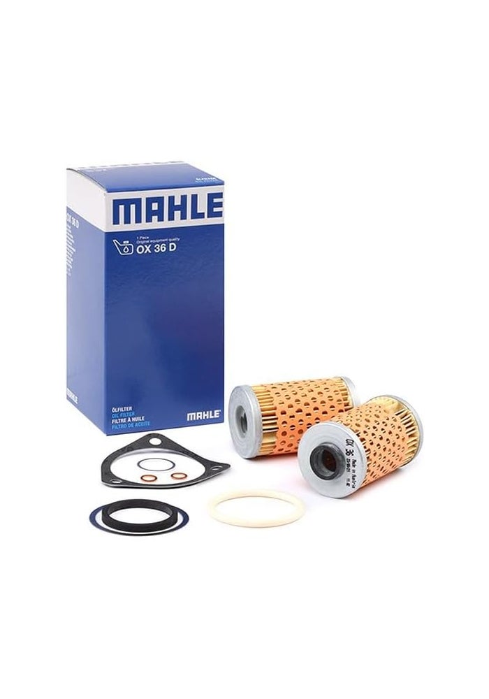 MAHLE OX 36D Oil Filter with Gaskets and O-Rings - Image 2