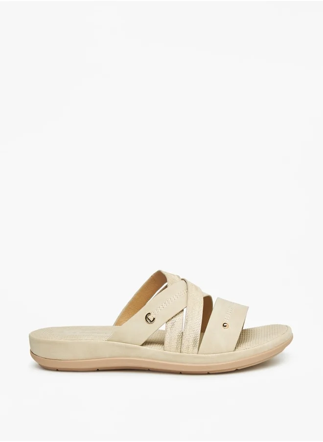 Le Confort Strappy Slip-On Flat Sandals