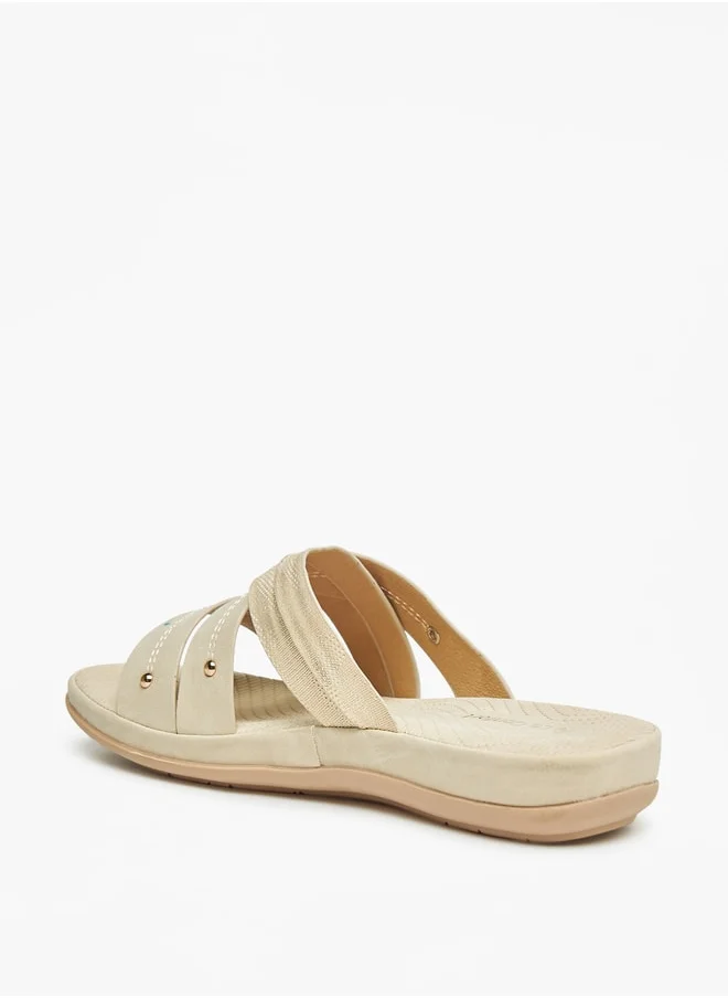 Le Confort Strappy Slip-On Flat Sandals