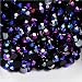 Kzkcy Flatback Rhinestones Round Gems for Nails Art and Crafts 4000Pcs SS12 3mm AB Crystals Glitter Stone DIY Bags Clothes Shoes Black Purple Red AB - Image 2