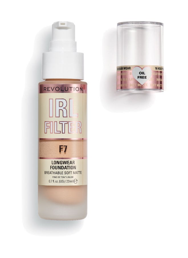REVOLUTION - Revolution IRL Filter Longwear Foundation F7 - Image 1