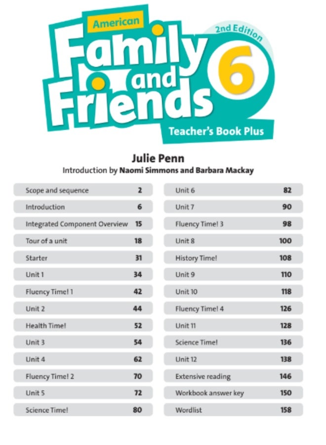 Oxford American_Family_and_Friends - English language curriculum for children level 6_Teachers_Book - Image 4