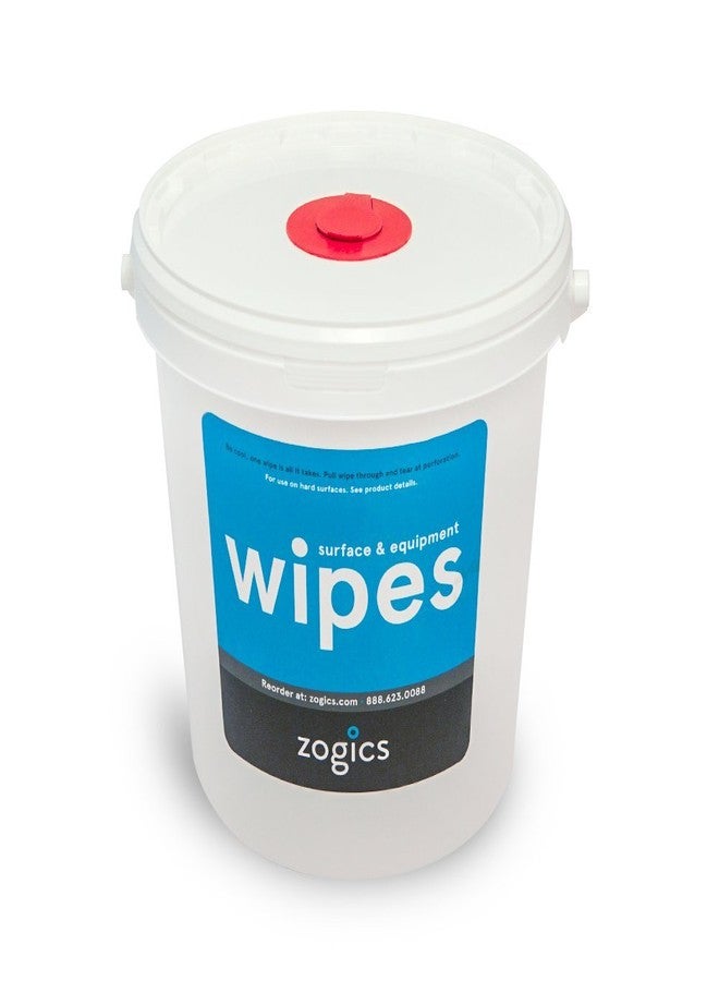 Zogics Wellness Center Heavy Duty Gym Equipment and Surface Cleaning Wipes (1,150 Wipes) + Reusable Wipe Bucket Dispenser - Image 3