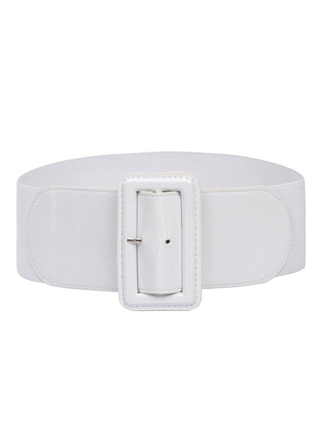 Ladies High Stretchy Waist Wide Patent Fashion Plain Leather Belt White L - pzsku/Z1AC791FED8C7FADC8FE6Z/45/_/1718301547/2d3f01e7-7e99-4f70-9347-ffcfdee6bce7