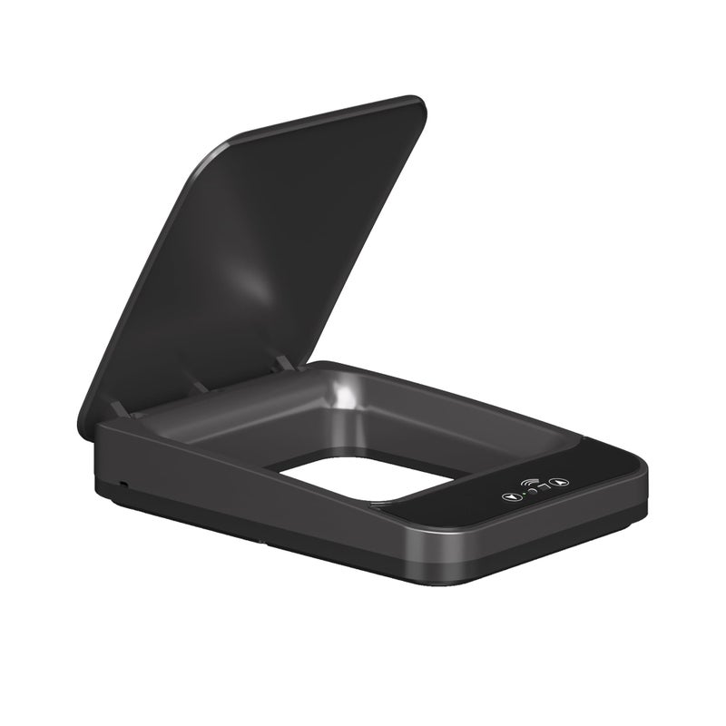 Freshlix Replacement Trash Can Lid Compatible With 2.2 X 2.6-Gallon Sensor Trash Can Battery Powered Black - Image 3