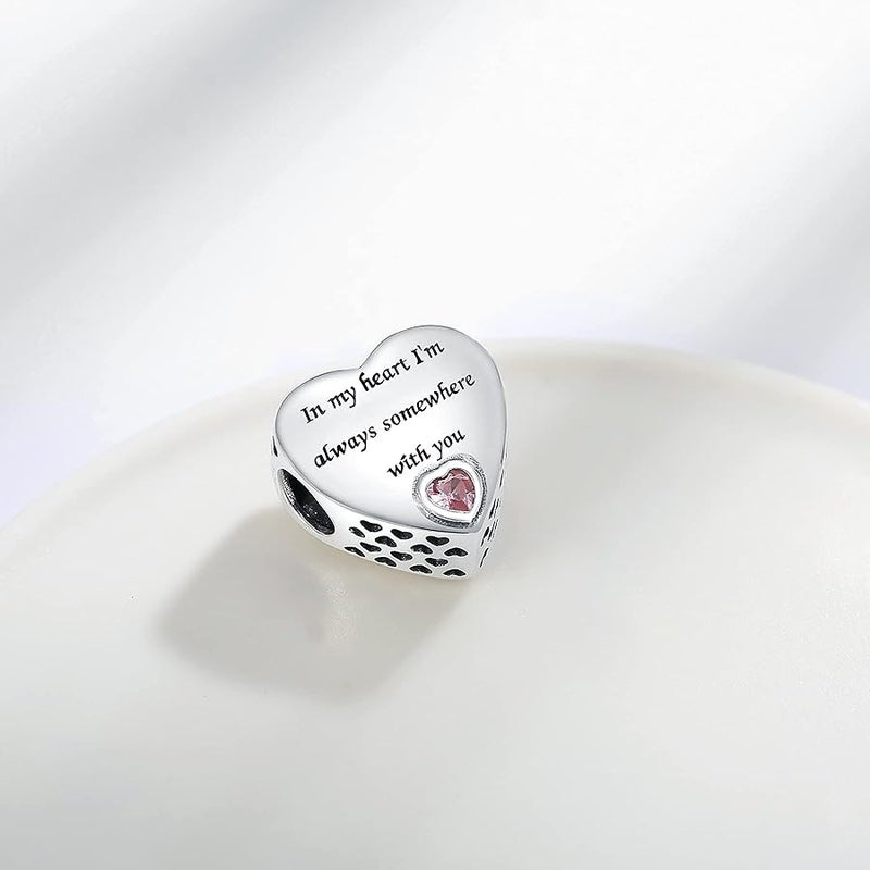 RLCCLR 925 Sterling Silver Charms Fit Pandora Charms Bracelet I Love You to Infinity and Beyond Fit Wife Daughter Mother's Day Christmas Birthday Gift - Image 4
