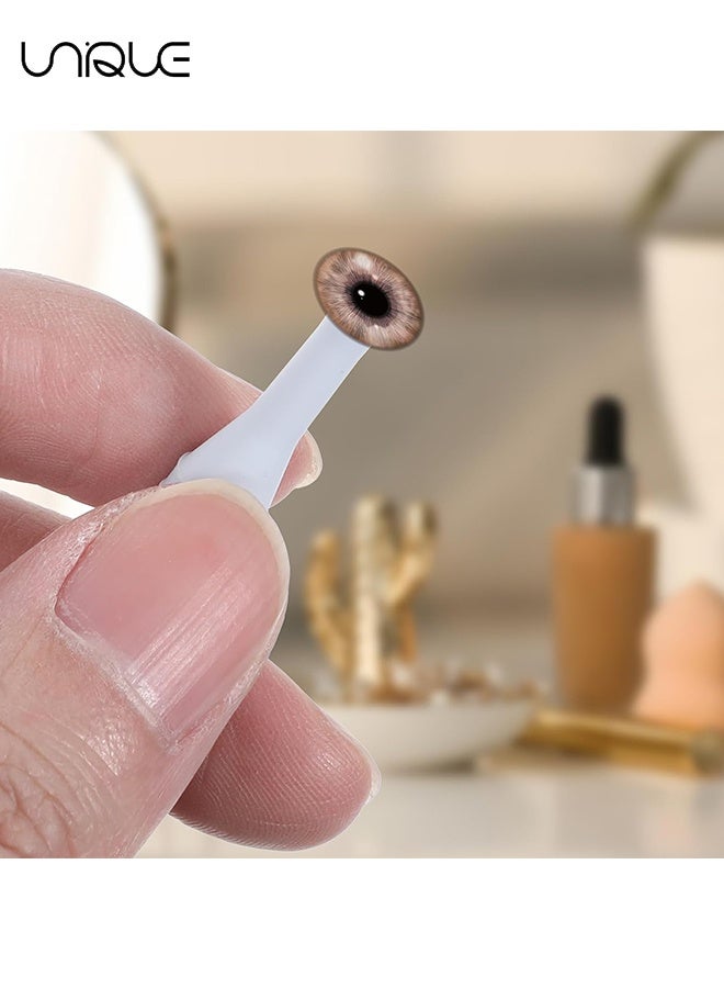 Unique 5 PCS Soft Contact Lens Remover Tool - Silicone Contact Remover Tool for Soft Contacts with Storage Box, Contact Suction Cup Remover for Daily Use, Travel, and Outdoor Exercise, 5 Colors - Image 4