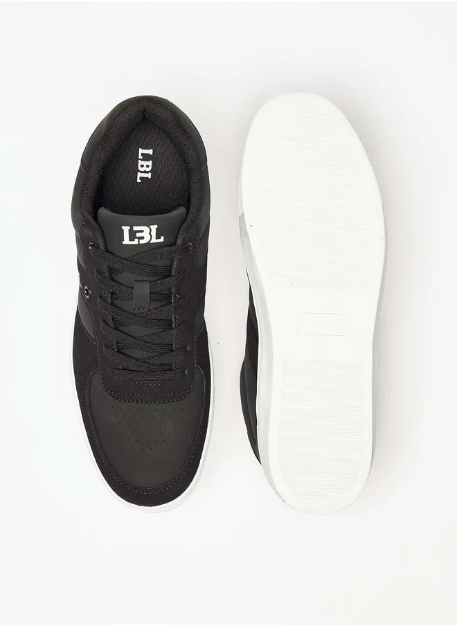 LBL by Shoexpress Men Textured Lace-Up Sneakers