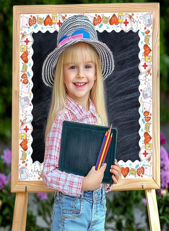 AWEELON 65Feet Healthcare Workers Nurse Bulletin Board Borders Roll for Doctor Appreciation Week Nurse Day Party Decoration Medical Nursing Nurse Graduation School Classroom Hospital Bulletin Board Décor - Image 3