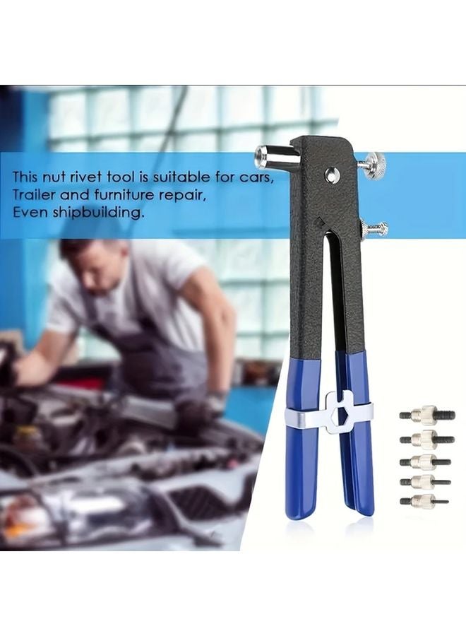 6pcs Rivet Nut Gun Set M3 M4 M5 M6 M8 Mandrel Hand Riveter Tool for Furniture Automotive - Image 4