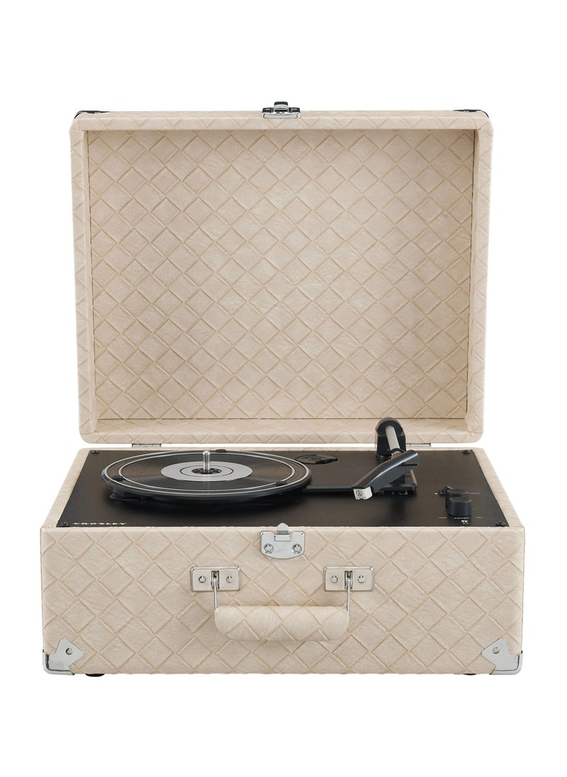 Crosley - Crosley CR6253B-LT Anthology Vintage 3-Speed Bluetooth in/Out Suitcase Turntable Light Tan - Image 1