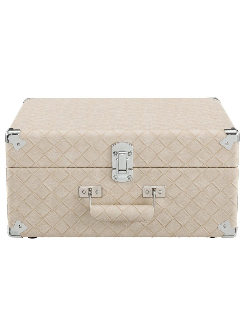 Crosley - Crosley CR6253B-LT Anthology Vintage 3-Speed Bluetooth in/Out Suitcase Turntable Light Tan - Image 1