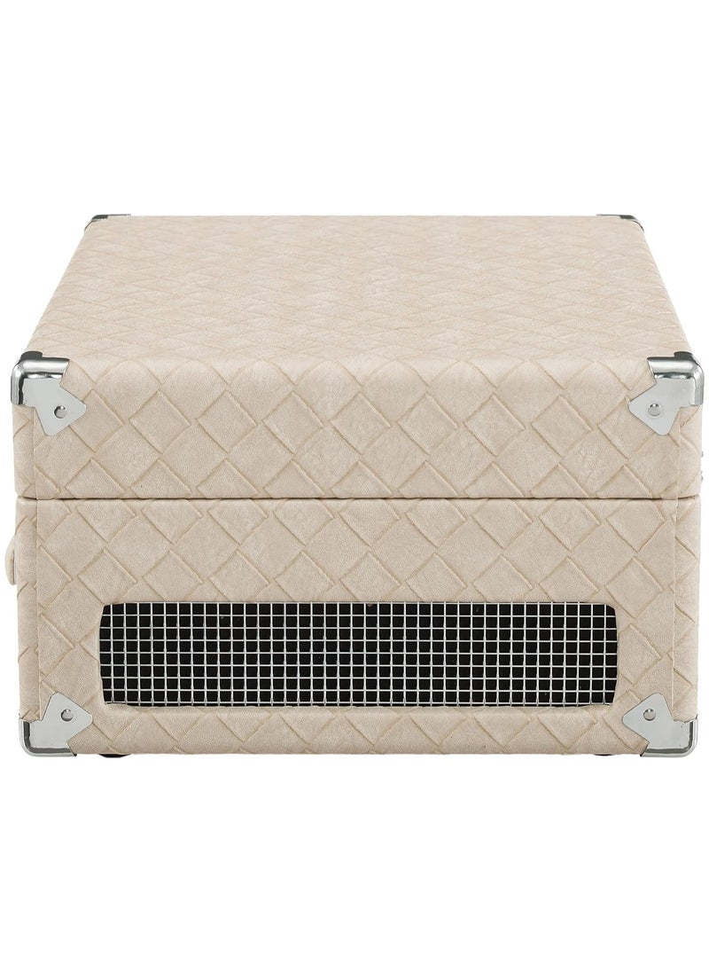 Crosley - Crosley CR6253B-LT Anthology Vintage 3-Speed Bluetooth in/Out Suitcase Turntable Light Tan - Image 1