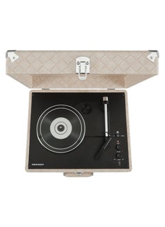 Crosley Crosley CR6253B-LT Anthology Vintage 3-Speed Bluetooth in/Out Suitcase Turntable Light Tan  - Image 5