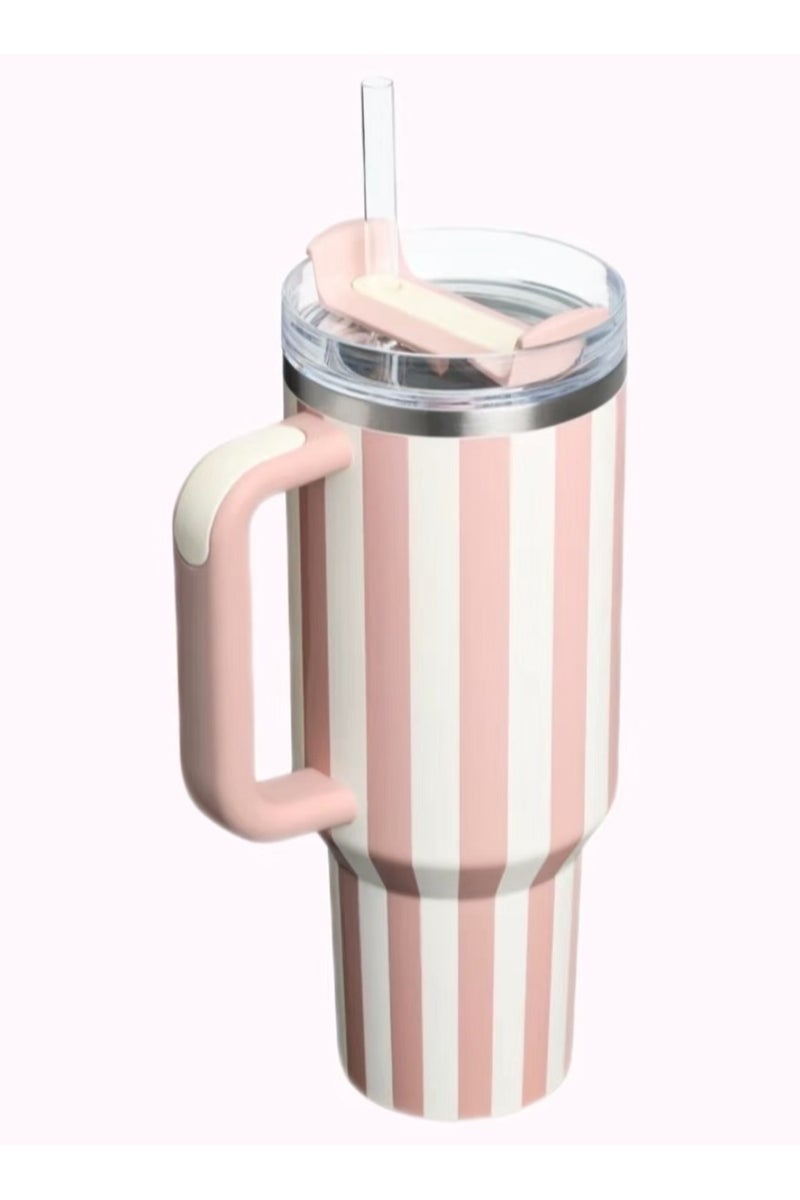 STANLEY Quencher H2.0 Tumbler with Handle and Straw 40 oz Flowstate 3 Position Lid Cup Holder Compatible for Travel Insulated Stainless Steel Cup - Image 2