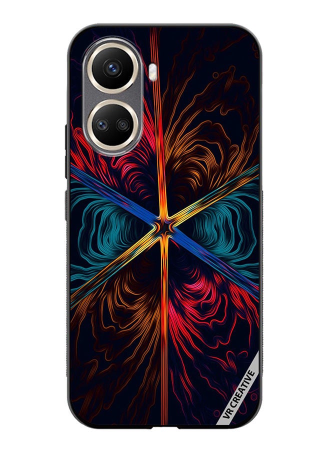VR CREATIVE Protective Case Cover For Huawei Nova 10 SE Flower Design Multicolour - Image 1