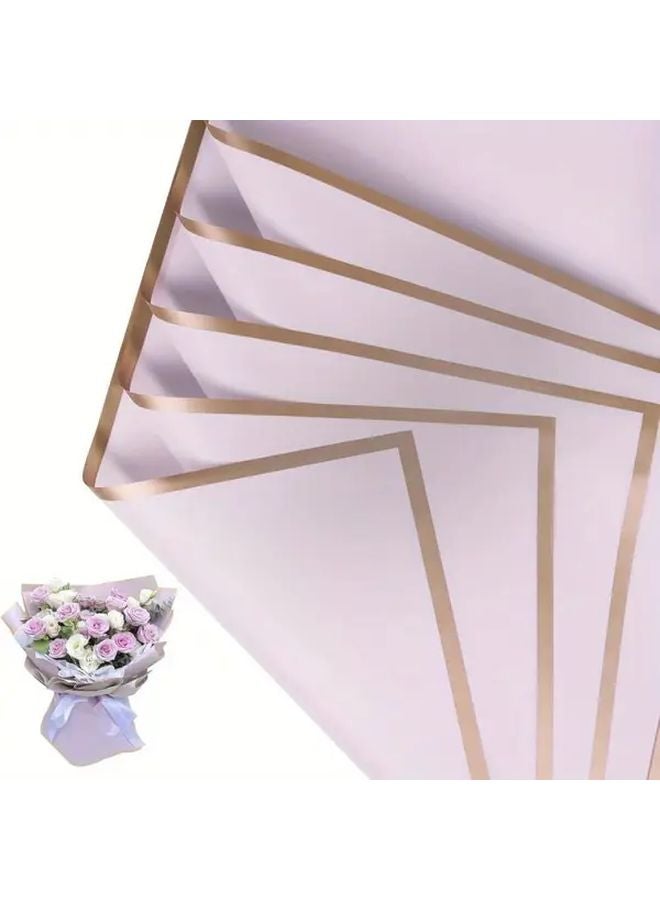 Lavender Floral Wrapping Paper 22 8x22 8 Inch 40 Sheets Premium Finish - Image 1