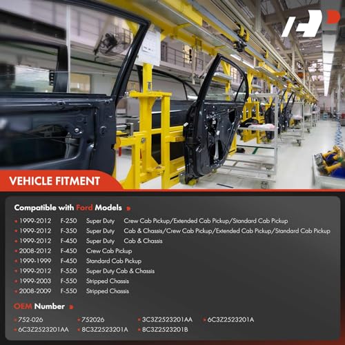 A-Premium Manual Window Regulator Compatible with Ford F-250 F-350 F-450 F-550 Super Duty 1999-2012 Front Left Driver Side - Image 3