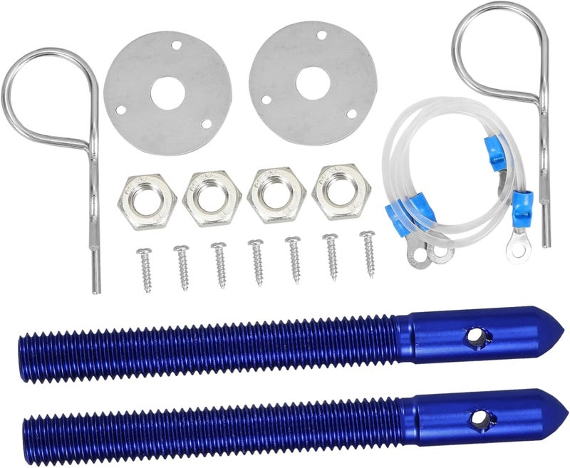1set Engine Hood Kit Compatibility Quick Installation Secure Vehicle Hood Stylish Finish for Car Enthusiasts and Projects - Image 1