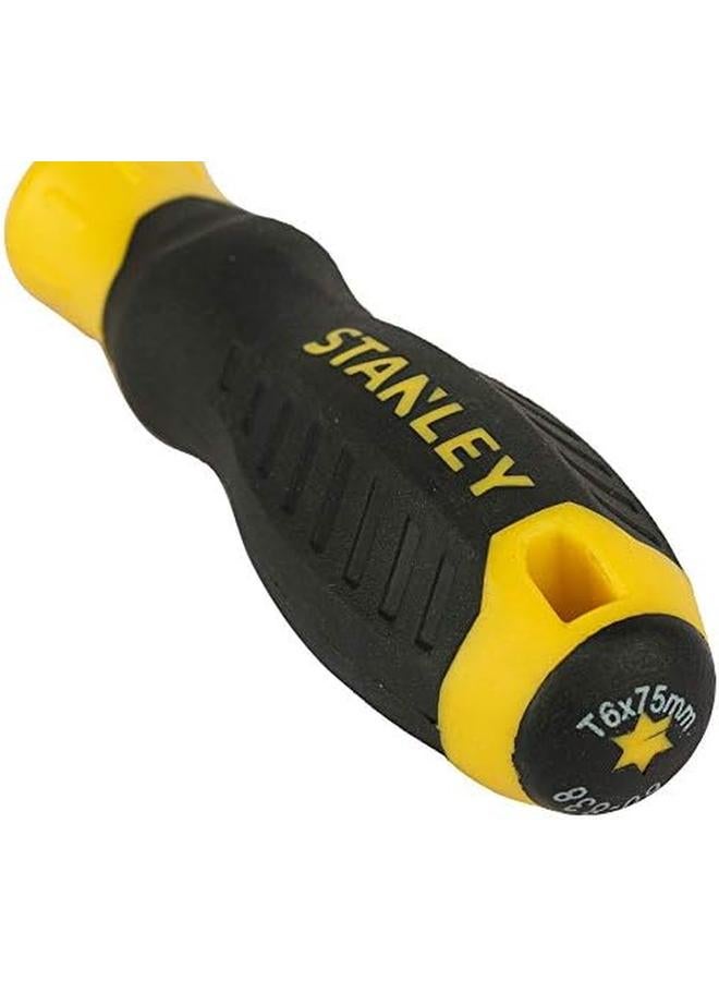 Stanley Stmt60838 8 Cushion Grip Screwdriver Torx T6X75Mm - Image 4