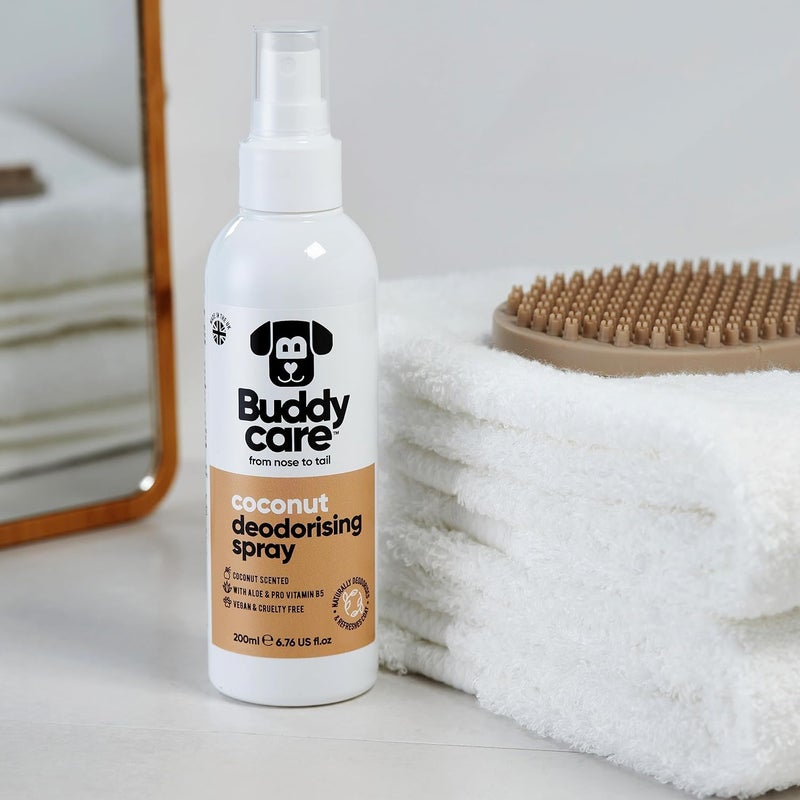 Buddycare بخاخ إزالة الروائح الكريهة للكلاب من باديكير بجوز الهند - 200 مل - Image 5