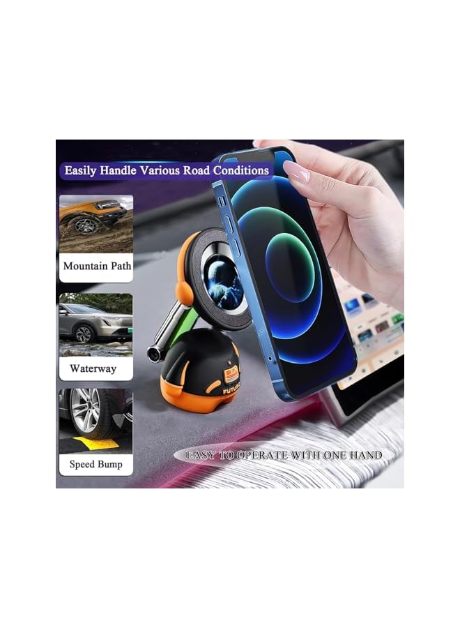 S-TOP Ultra Magnetic Phone Holder for Car Dashboard & Windshield – Cute Mag-Safe Mount for iPhone & All Cell Phones, Strong Magnet Automobile Cradle, Compatible with iPhone 16/15/14/13/12 Pro Max Plus - Image 1
