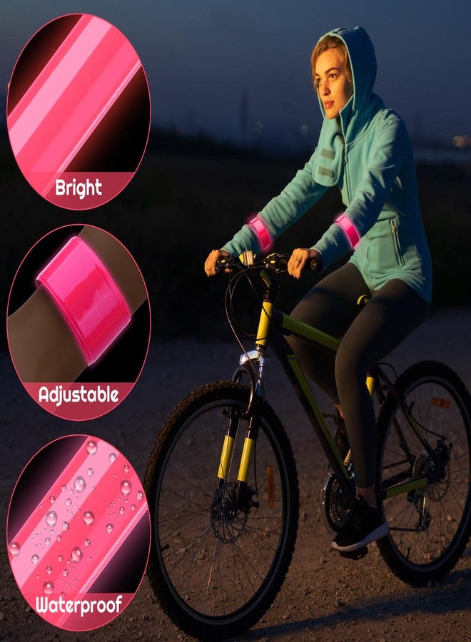 Hoemwarm 20Pcs Reflector Snap Bands High Visibility Safety Wristbands for Running, Cycling, Walking, Night Outdoor Activities - Image 3