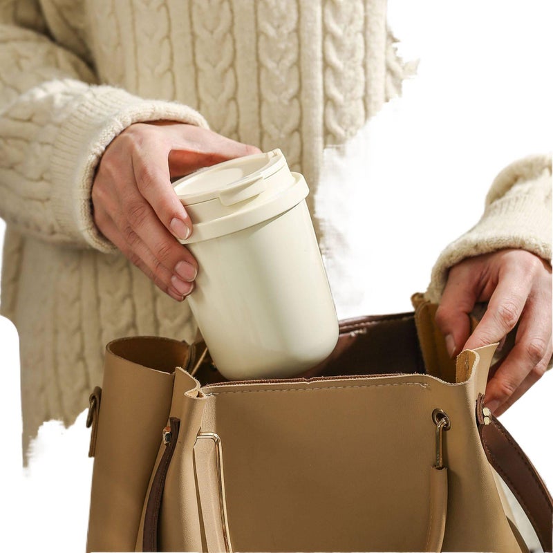 قارورة مياه معزولة، ستانلس ستيل وغطاء مانع للتسرب، 280 ml من الستانلس ستيل - Image 4