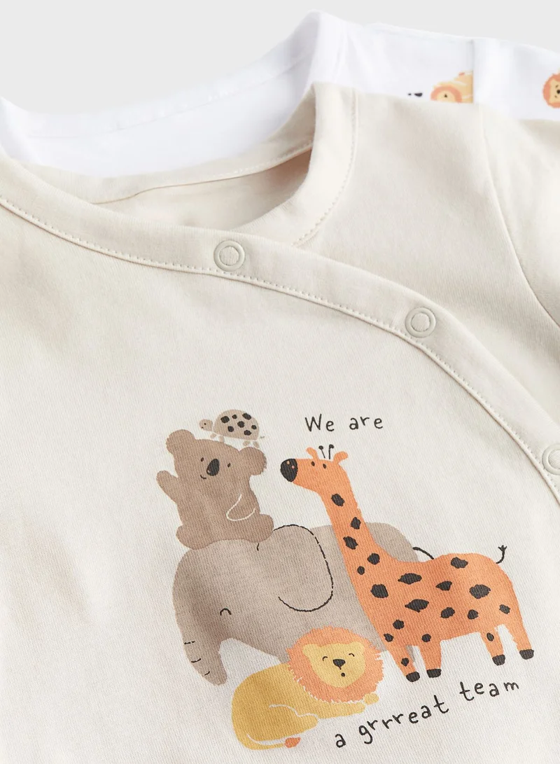 اتش اند ام Kids 2 Pack Printed Nightwear