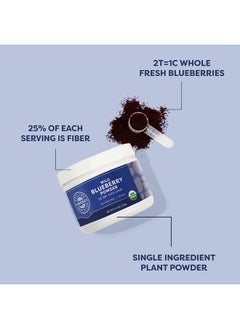 Vimergy mergy Wild Blueberry Powder –Protects Brain Health* - Supports Cardiovascular Function* – Organic, Vegan & Gluten-Free – Trial Size 125g  - Image 3