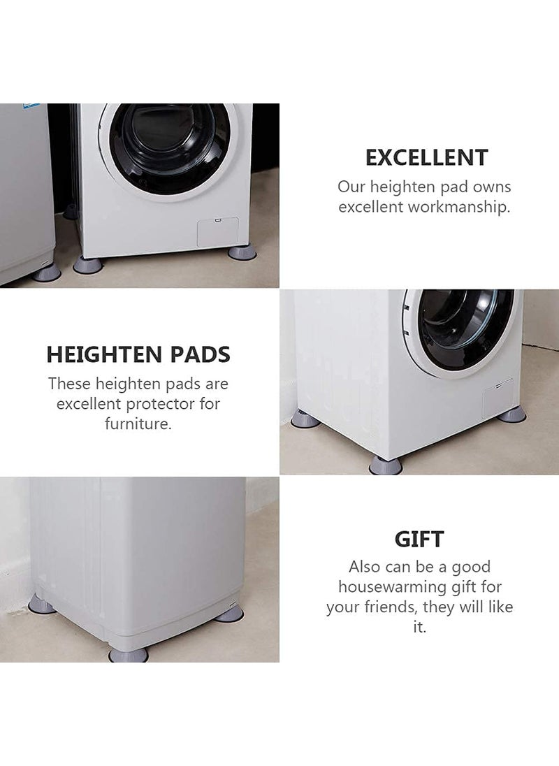 svk dream SVK Dream Washing Machine Anti Vibration Pads Washer Foot Pads Dryer Heightening Pads Stabilizer Support Stand for Home (4 pc)  - Image 4