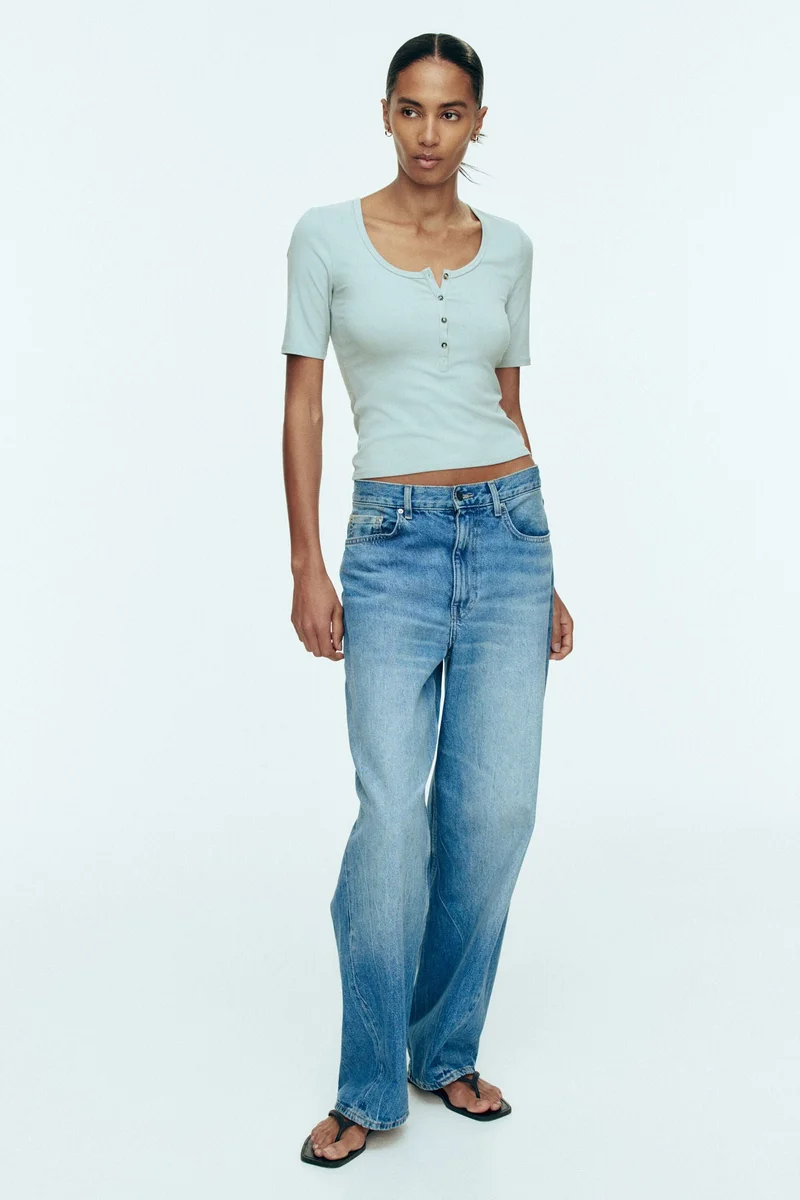 اتش اند ام بلوزة فيسكوز مرنة