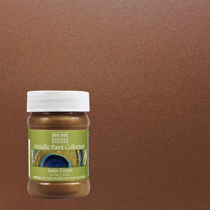 Modern Masters 6 oz Modern Masters ME204 Antique Bronze Metallic Paint Collection, Satin Water-Based Decorative Metallic Paint - Image 2