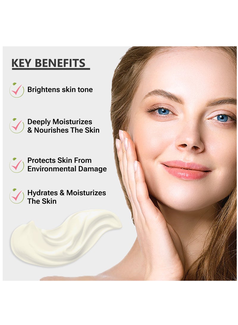 Malika Brightening Body Lotion for Women, Body Moisturizer for Dry Skin with Alpha Arbutin & Avocado, Ideal for Tanning Recovery, Daily Hydration & Skin whitening - Image 5