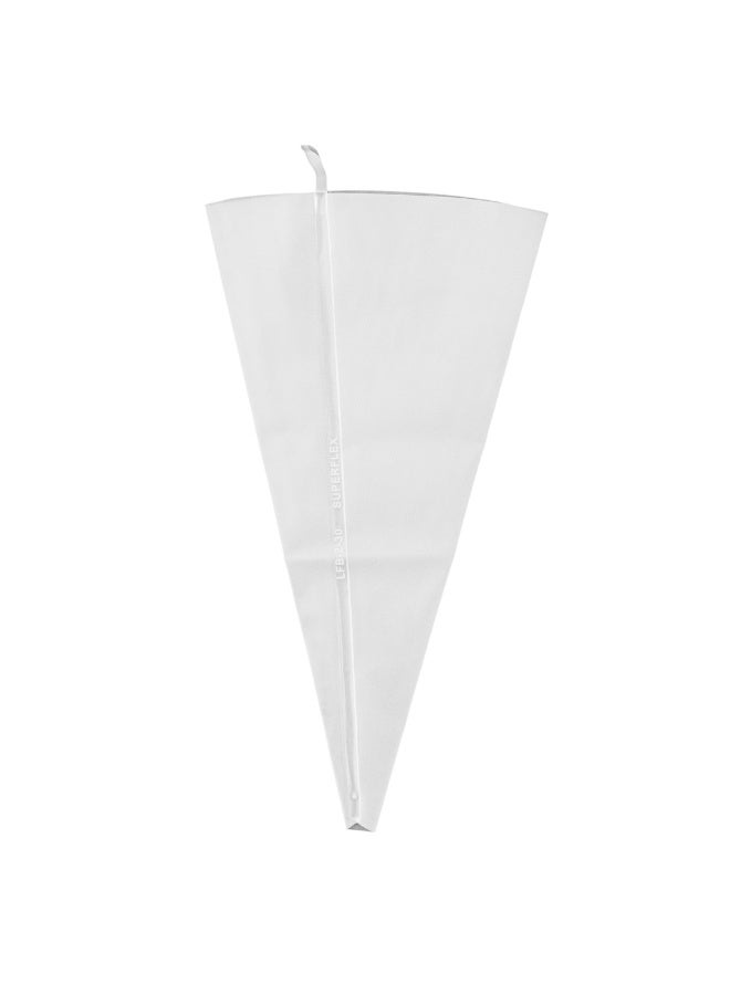 Restaurantware Pastry Tek 12 x 6.2 Inch Piping Bags, 2 Reusable Icing Bags - Durable, White Silicone Pastry Bags, Anti Burst, Decorate Cakes, Cupcakes, Macarons, Or Cookies - Image 1