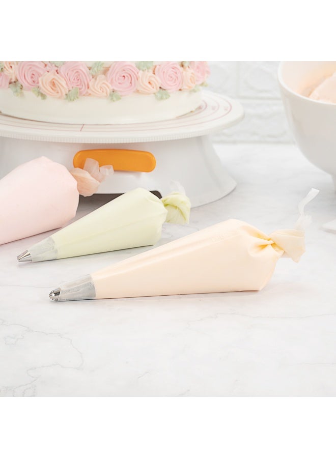 Restaurantware Pastry Tek 12 x 6.2 Inch Piping Bags, 2 Reusable Icing Bags - Durable, White Silicone Pastry Bags, Anti Burst, Decorate Cakes, Cupcakes, Macarons, Or Cookies - Image 3