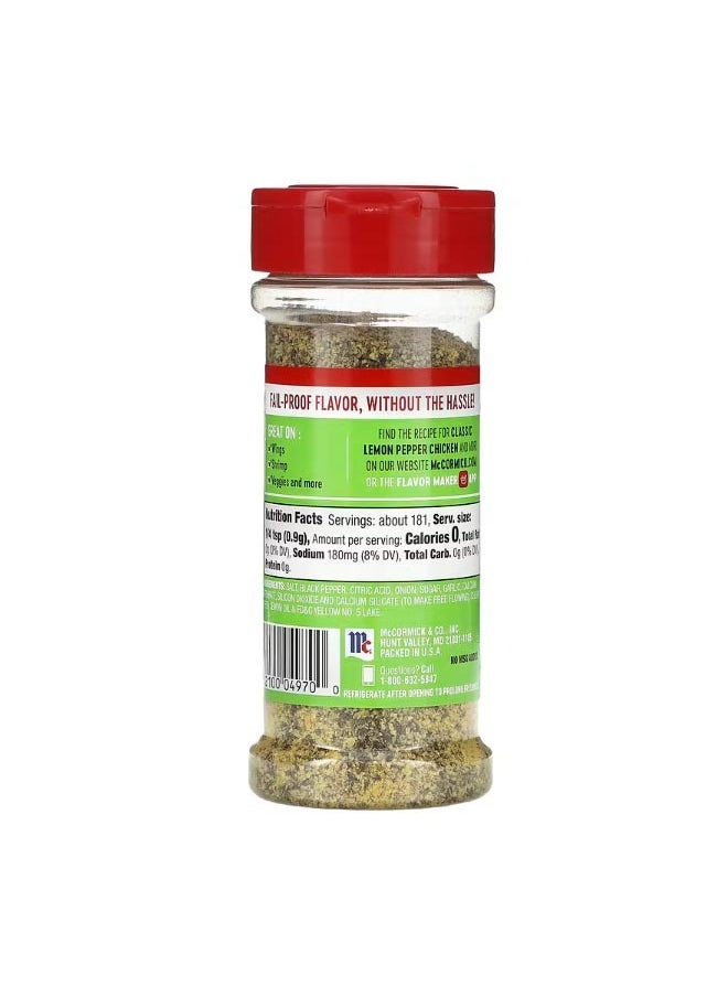McCORMICK - Perfect Pinch Lemon and Pepper Seasoning  5.75 oz 163 g - Image 1