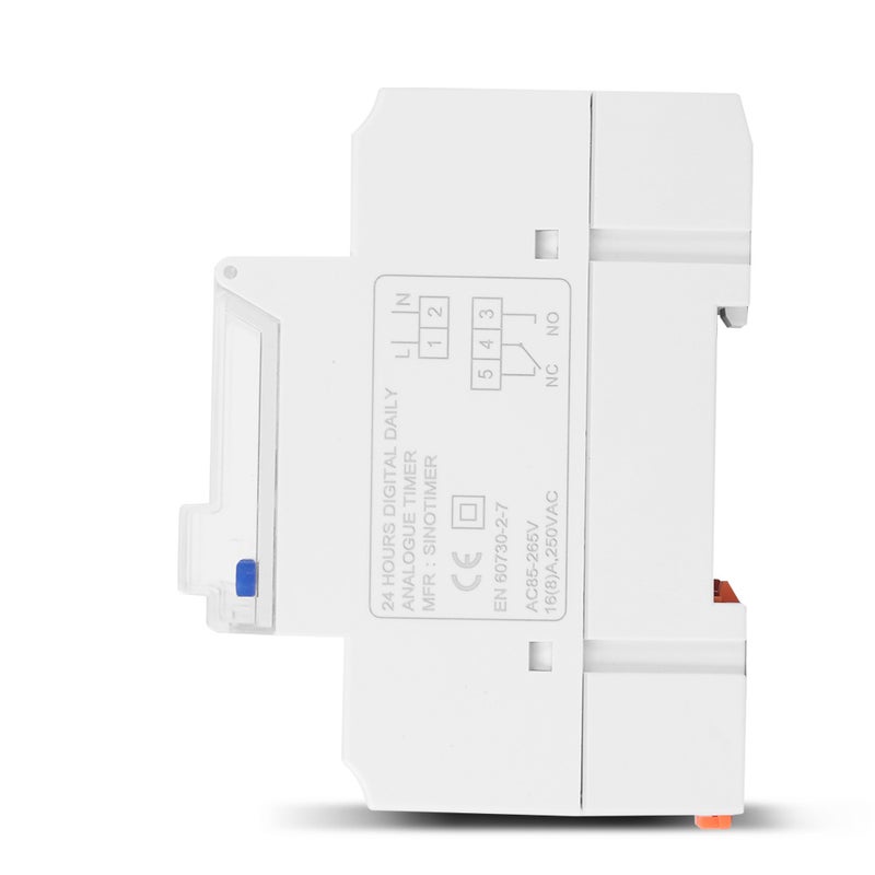 Digital LCD Display 24 Hours Electronic Time Clock 85-265V Din Rail Hours Programmable Intelligent Analog Timer Switch with 15 Mins Interval - Image 2